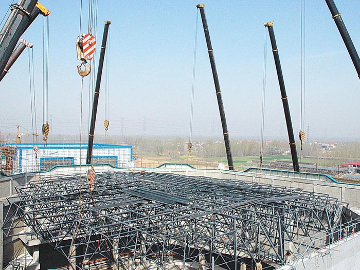 沙坪坝网架高空滑移法