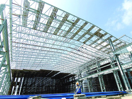 沙坪坝船厂网架工程